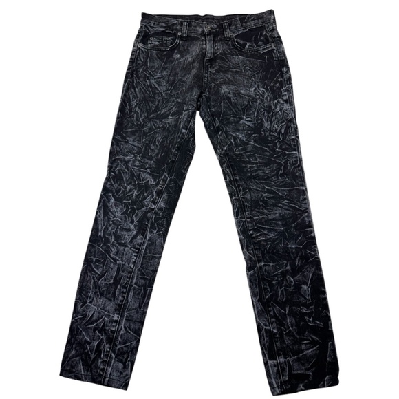 Carmar Acid Wash Straight Leg Jeans - Picture 1 of 12